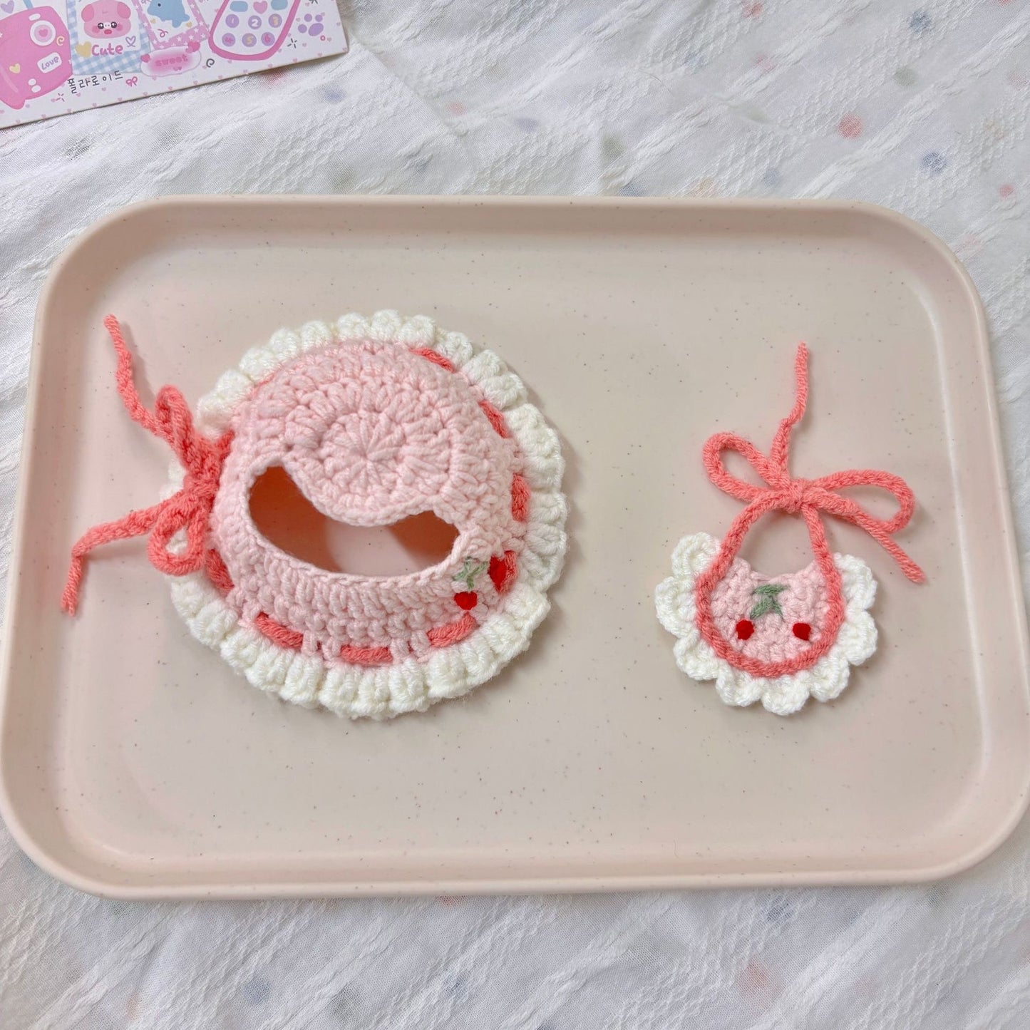 Cherry Lace Bunny Set