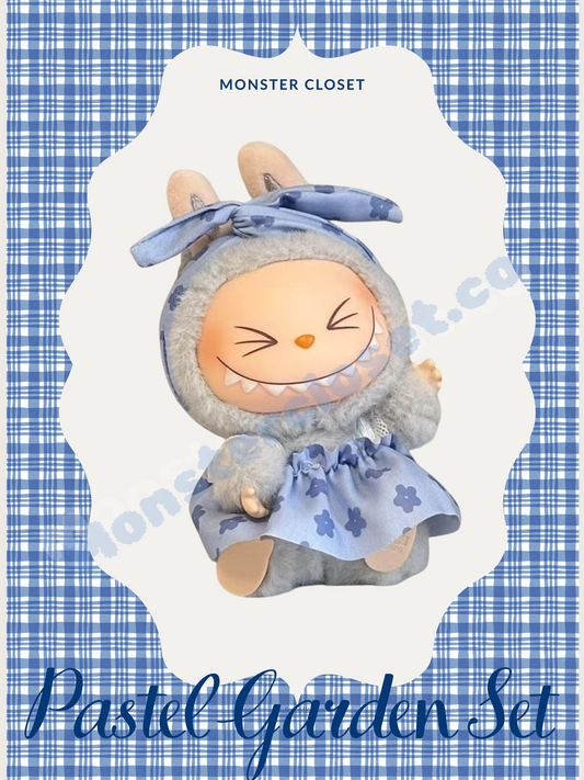 Monster Closet Labubu Clothes; Pastel Garden Set
