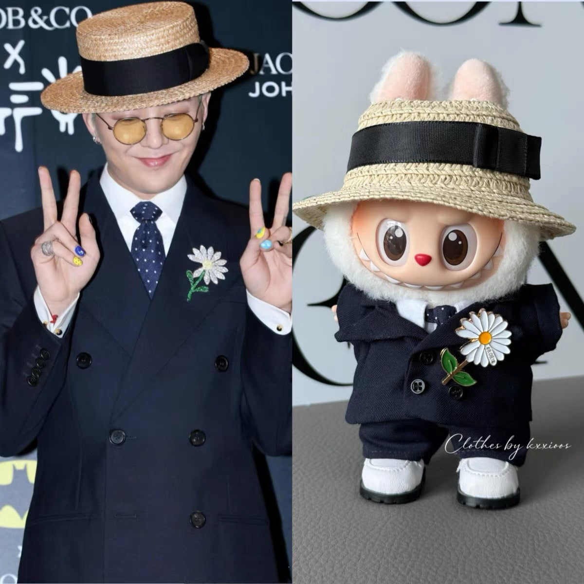 G-Dragon Dark Blue Suit Set