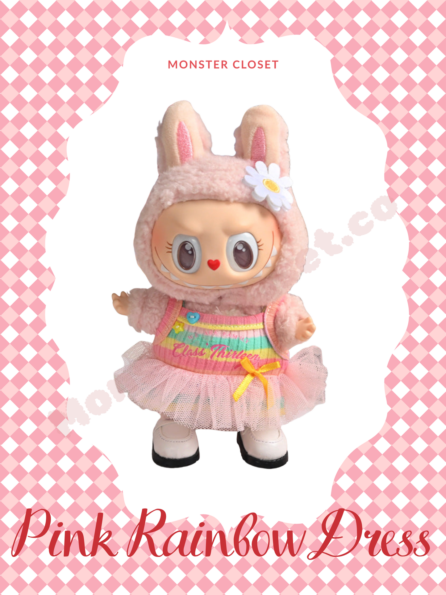 Pink Rainbow Dress