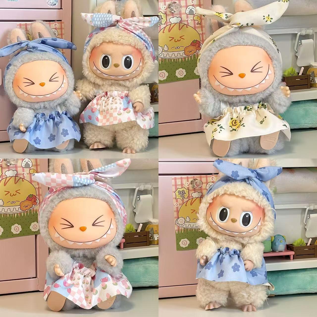 Monster Closet Labubu Clothes; Pastel Garden Set